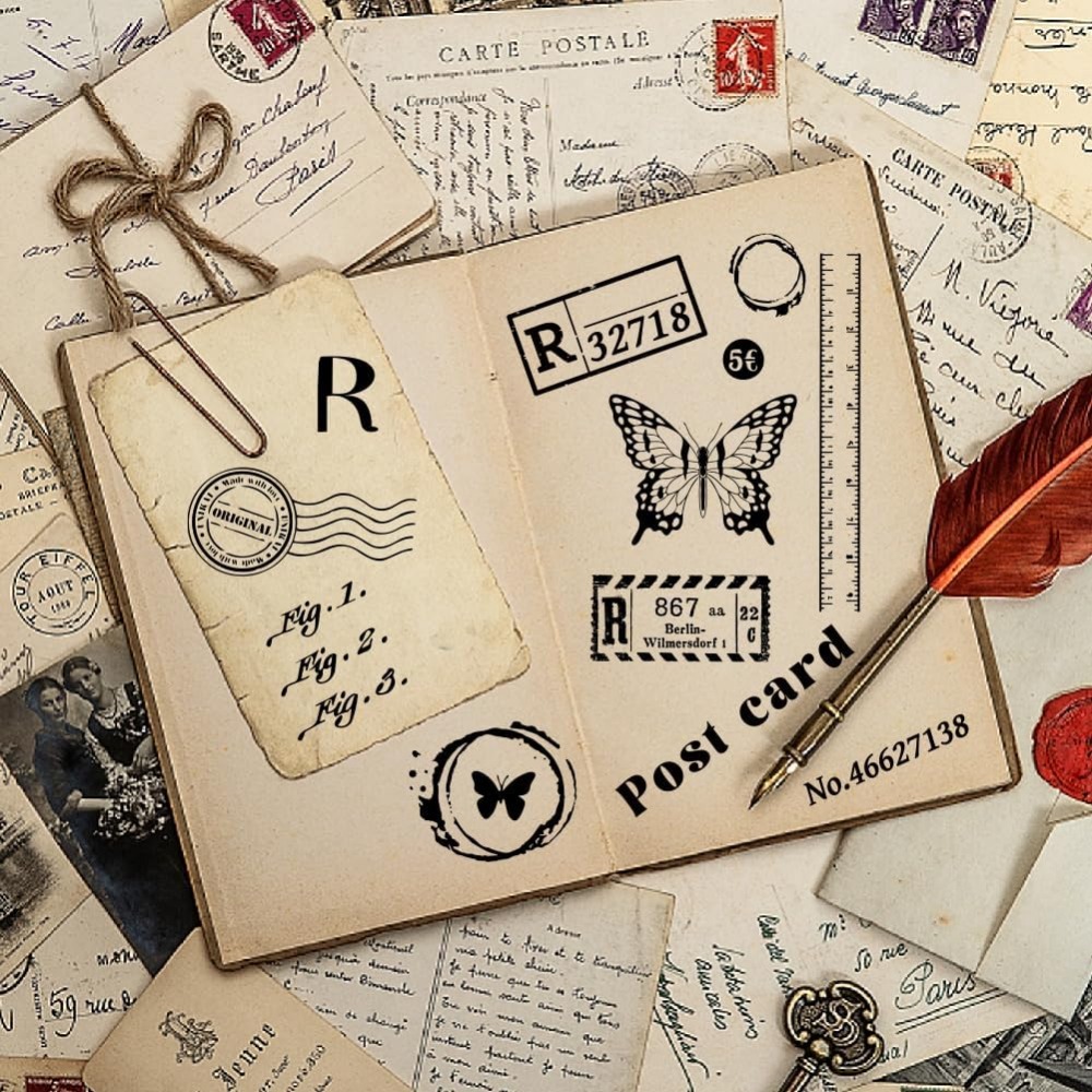 Postage Clear Stamps Variety P - огляд і ціна Clear Silicone Stamps For Card Making