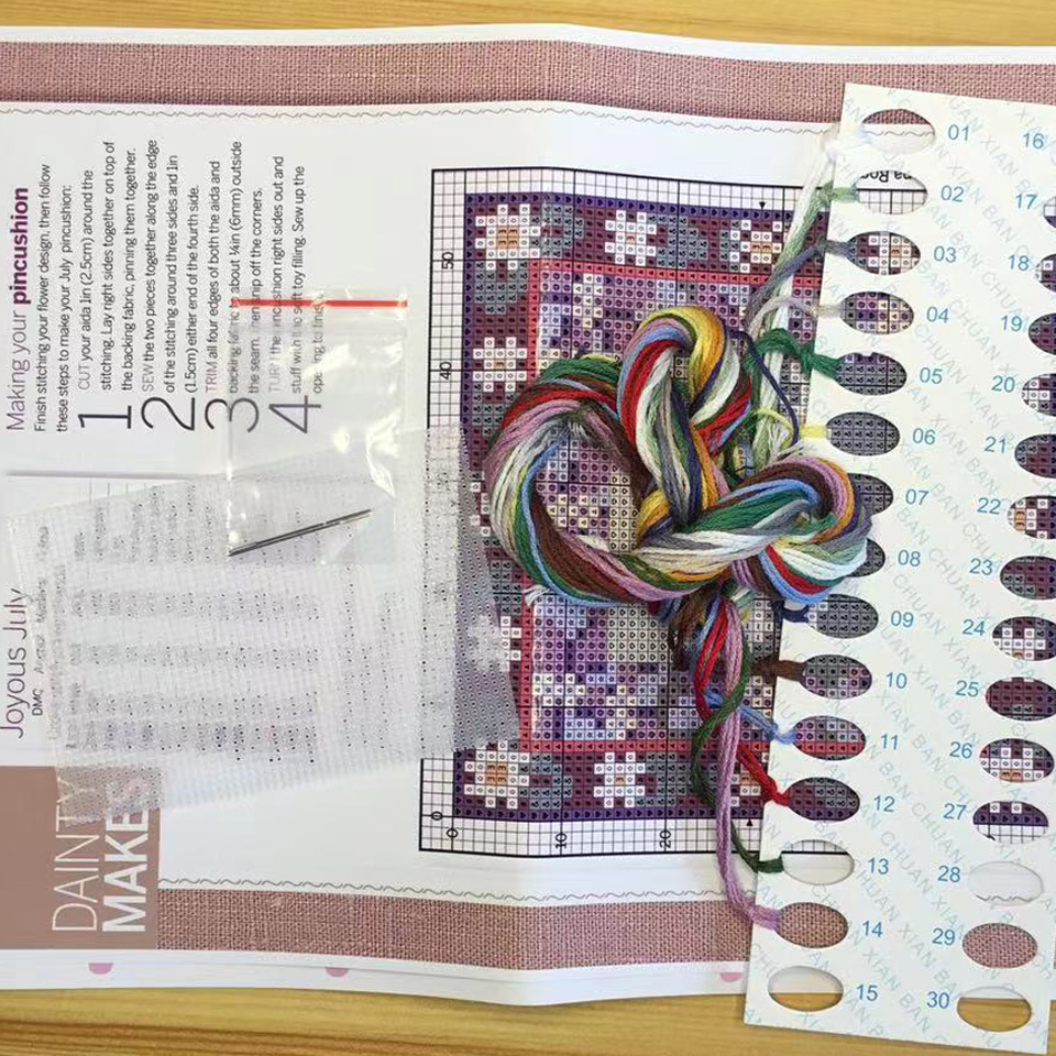 ZC170 Cross stitch kits Cross- - огляд і ціна Cotton Embroidery Thread Skeins