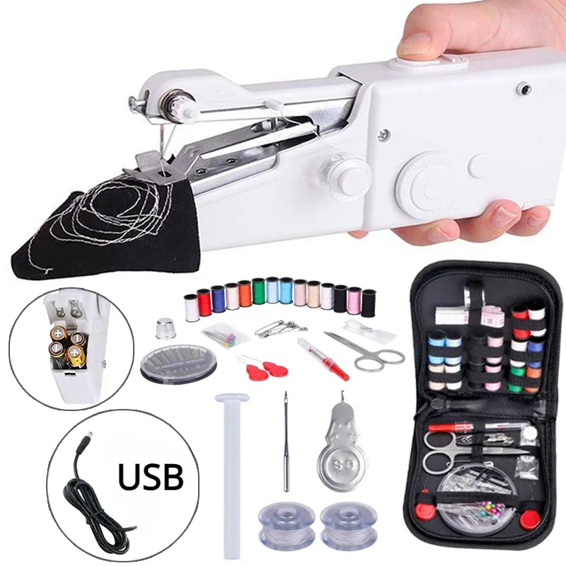 Domestic Sewing Machine Presse - огляд і ціна Mini Electric Sewing Machine Handheld