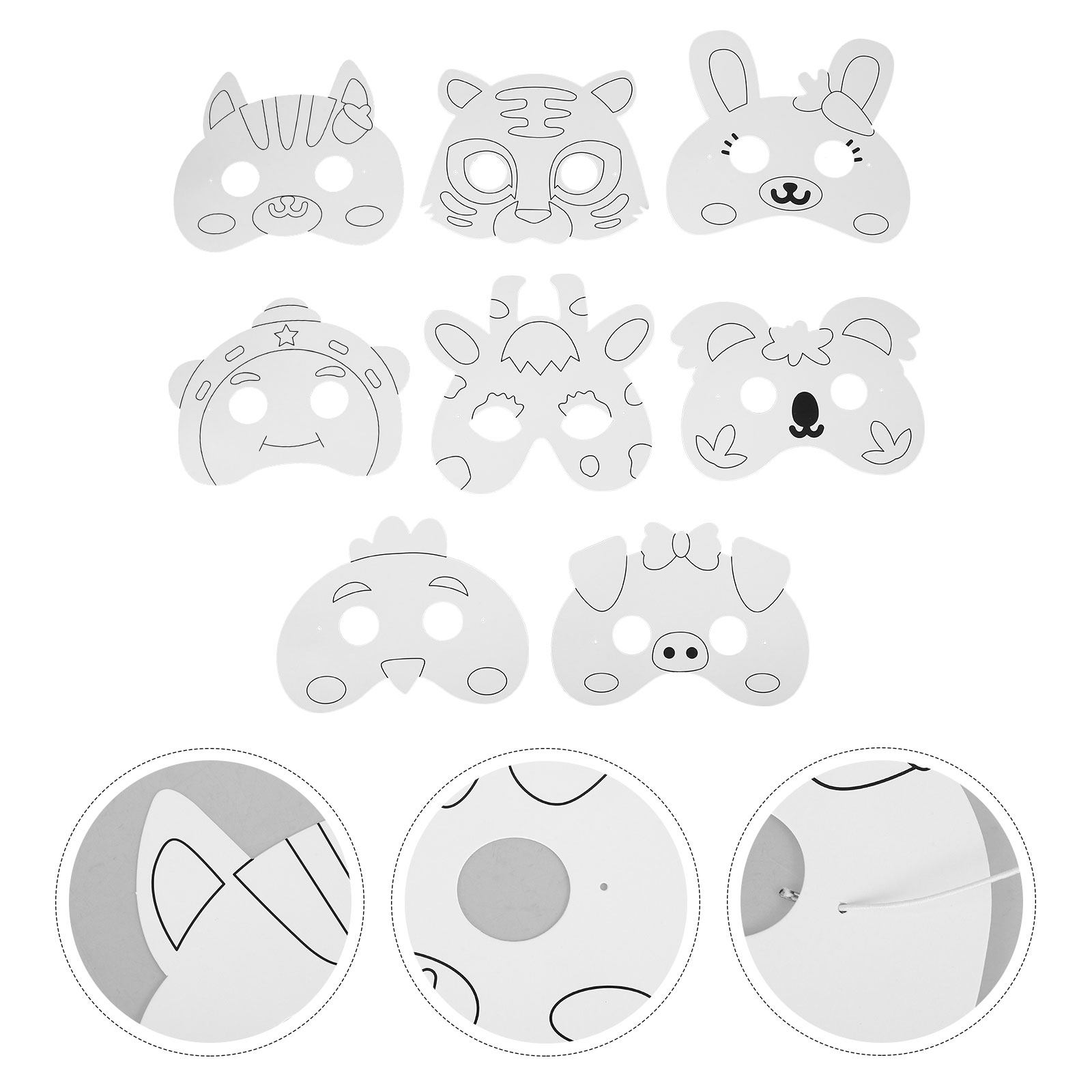 1Set Animal Shaped Blank Paper - огляд і ціна Painting Supplies