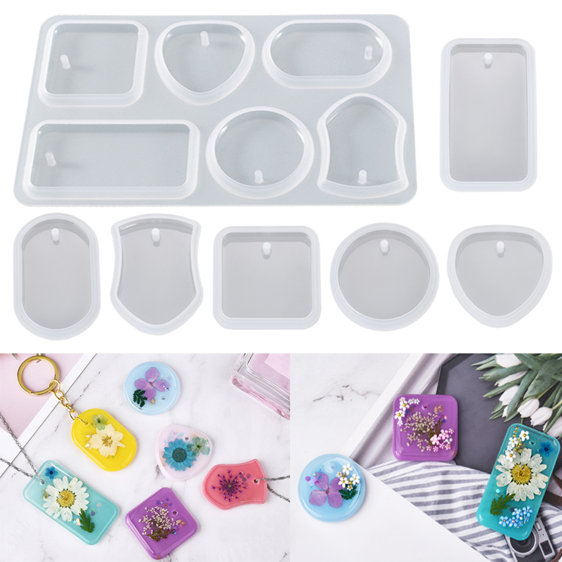DIY Keychain Pendant Silicone  - огляд і ціна Silicone Epoxy Resin Molds Set