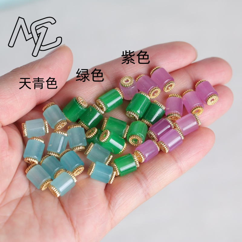 10pcs Natural Three-colored Ja - огляд і ціна Beading