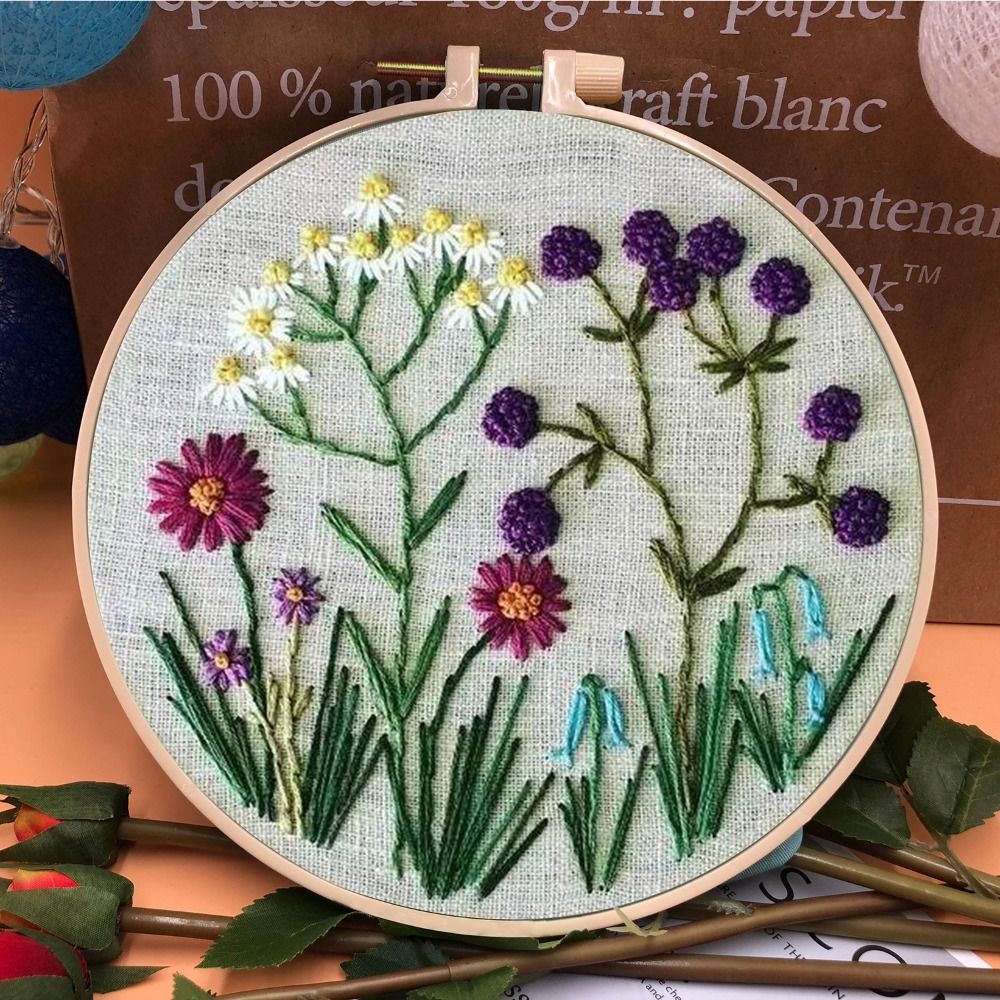 Flower Pattern DIY Embroidery  - огляд і ціна Cotton Embroidery Thread Skeins
