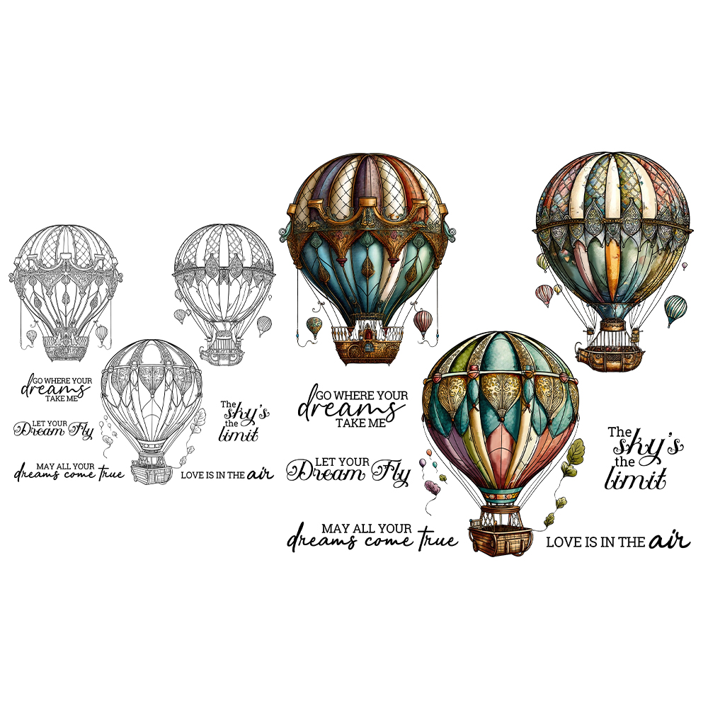Mangocraft Vintage Flying Hot  - огляд і ціна Clear Silicone Stamps For Card Making